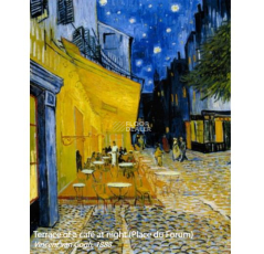 Flotex Vision Pattern 944 (Van Gogh) Terrace at night фото 2 | FLOORDEALER